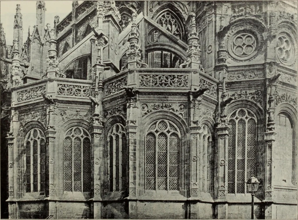 An illustration from Medieval architecture; its origins and development : with lists of monuments and bibliographies, 1909, leaf 532