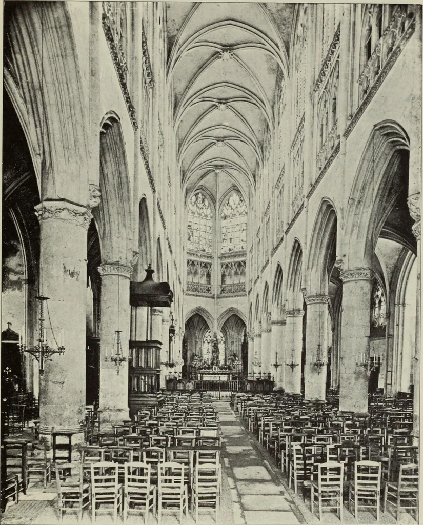 An illustration from Medieval architecture; its origins and development : with lists of monuments and bibliographies, 1909, leaf 535