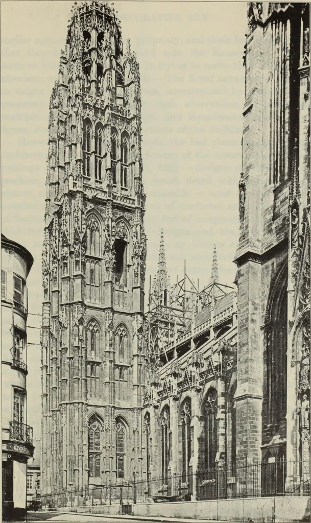 An illustration from Medieval architecture; its origins and development : with lists of monuments and bibliographies, 1909, leaf 539