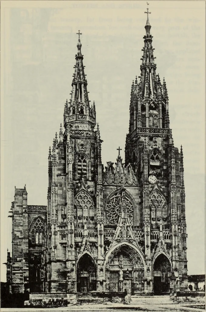 An illustration from Medieval architecture; its origins and development : with lists of monuments and bibliographies, 1909, leaf 547