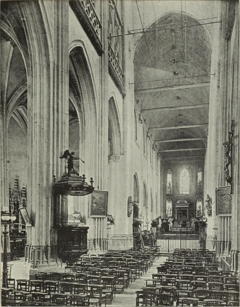 An illustration from Medieval architecture; its origins and development : with lists of monuments and bibliographies, 1909, leaf 555