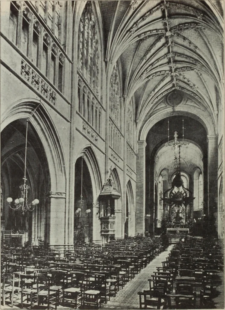 An illustration from Medieval architecture; its origins and development : with lists of monuments and bibliographies, 1909, leaf 560