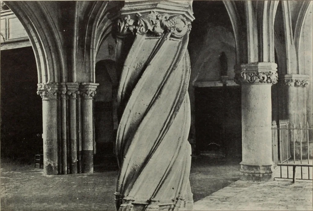 An illustration from Medieval architecture; its origins and development : with lists of monuments and bibliographies, 1909, leaf 568