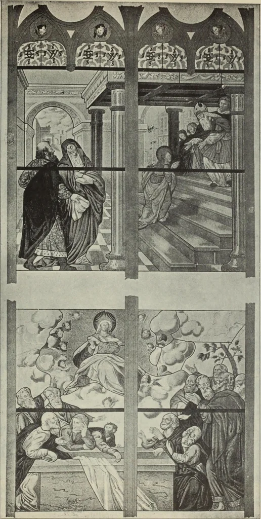 An illustration from Medieval architecture; its origins and development : with lists of monuments and bibliographies, 1909, leaf 571