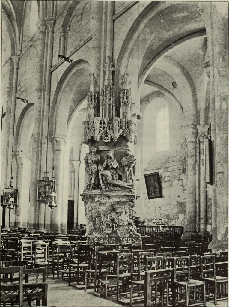 An illustration from Medieval architecture; its origins and development : with lists of monuments and bibliographies, 1909, leaf 90
