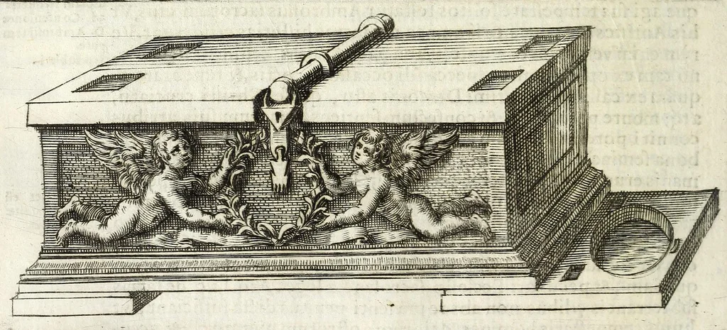 An illustration from Mediolanenses antiquitates ex urbis paroecijs collectae : ichnographicis ispsarum tabulis, recentibus rerum memorijs, varijs ecclesiasticis ritibus auctę et illustratę, 1625, leaf 124