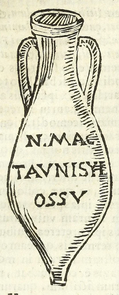 An illustration from Mediolanenses antiquitates ex urbis paroecijs collectae : ichnographicis ispsarum tabulis, recentibus rerum memorijs, varijs ecclesiasticis ritibus auctę et illustratę, 1625, leaf 203