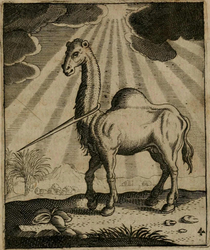 An illustration from Meditationes emblematicae de restaurata pace Germaniae = Sinnebilder von dem widergebrachten Teutschen Frieden, 1649, leaf 16
