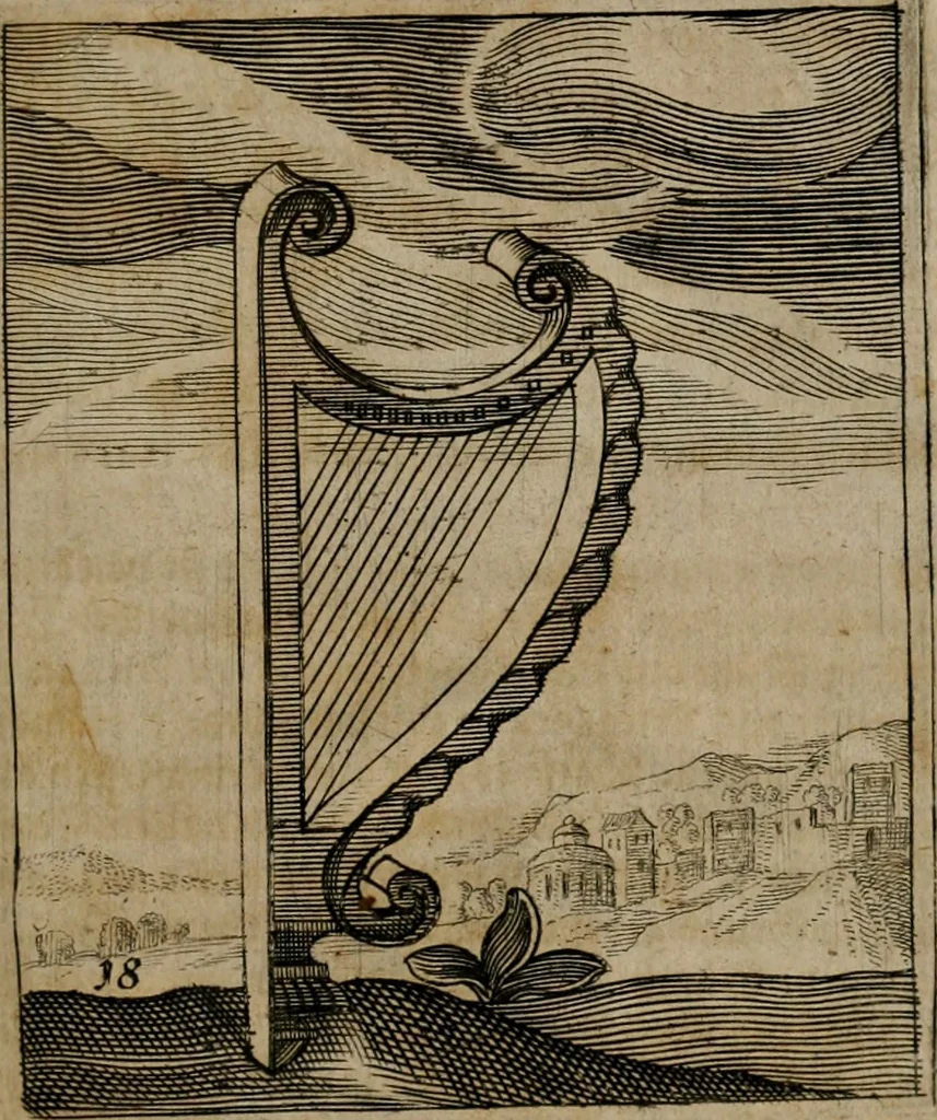 An illustration from Meditationes emblematicae de restaurata pace Germaniae = Sinnebilder von dem widergebrachten Teutschen Frieden, 1649, leaf 44
