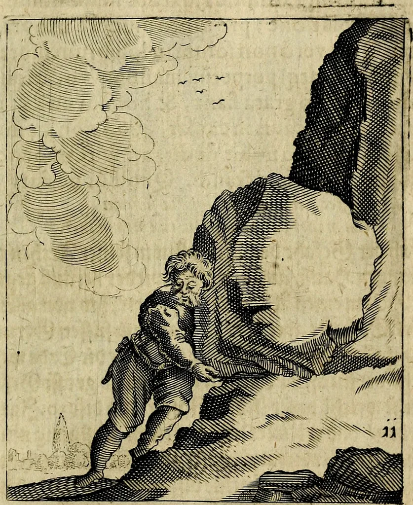 An illustration from Meditationes emblematicæ de restaurata pace Germaniæ. : Sinnebilder von dem widergebrachten teutschen Frieden, kürtzlich erklärt, 1649, leaf 32