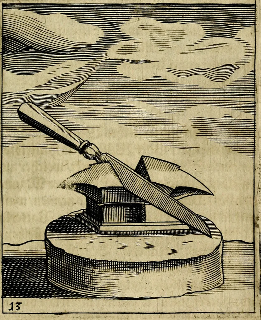 An illustration from Meditationes emblematicæ de restaurata pace Germaniæ. : Sinnebilder von dem widergebrachten teutschen Frieden, kürtzlich erklärt, 1649, leaf 36