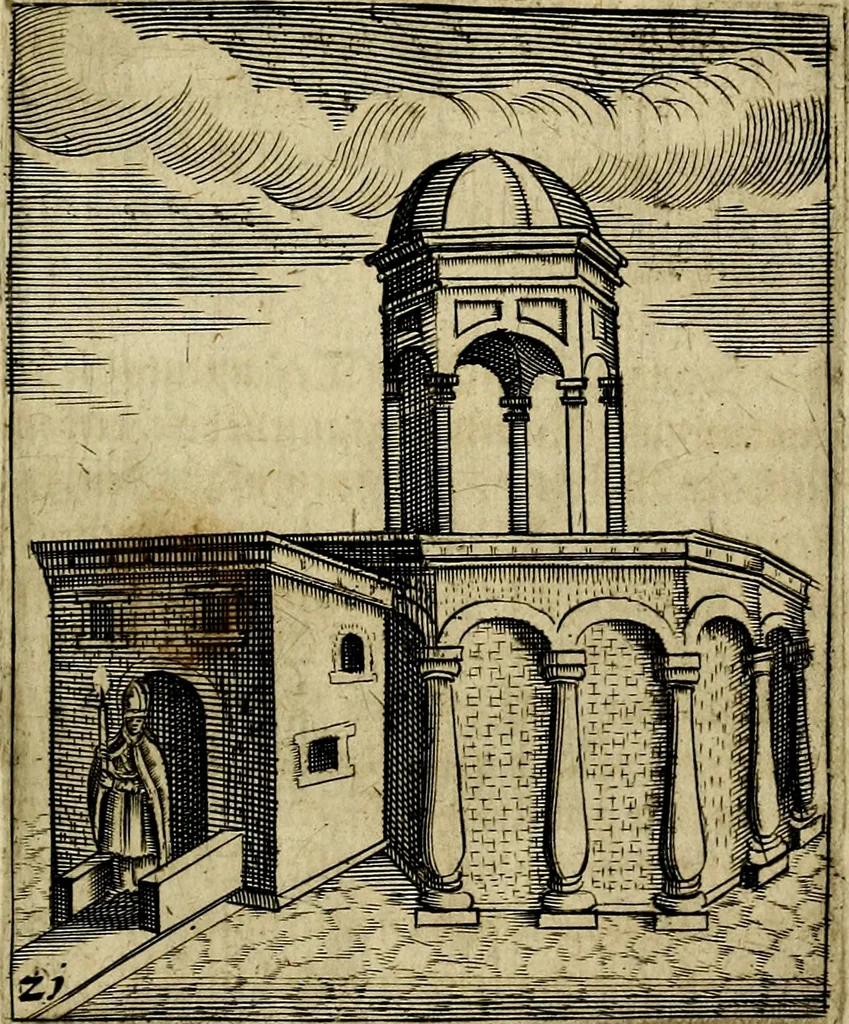 An illustration from Meditationes emblematicæ de restaurata pace Germaniæ. : Sinnebilder von dem widergebrachten teutschen Frieden, kürtzlich erklärt, 1649, leaf 52