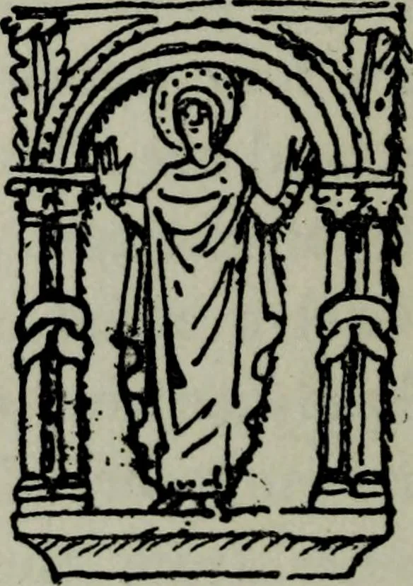 An illustration from Mediæval art, from the peace of the church to the eve of the renaissance, 312-1350, 1904, leaf 173