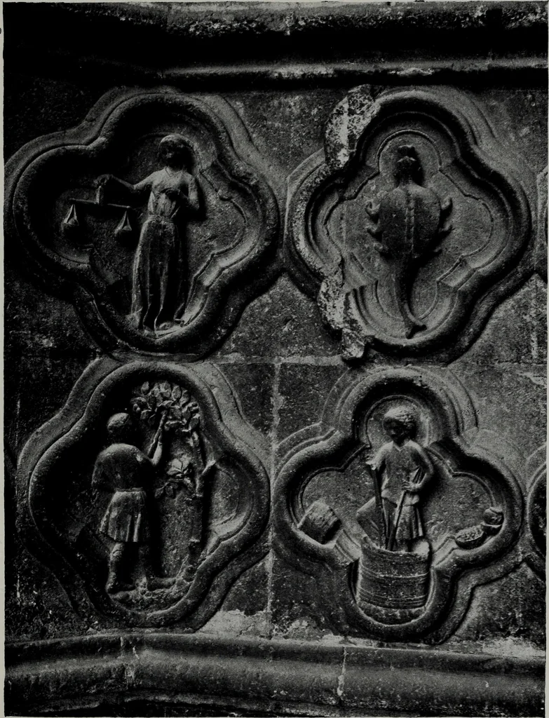 An illustration from Mediæval art, from the peace of the church to the eve of the renaissance, 312-1350, 1904, leaf 374