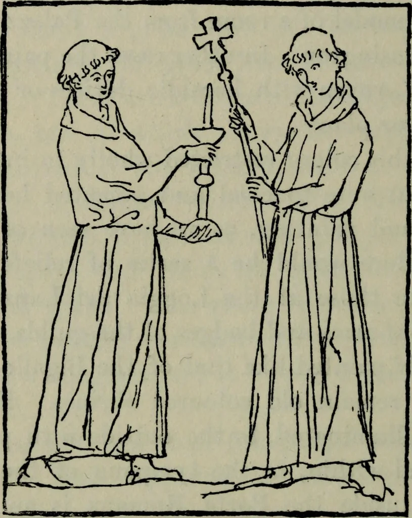 An illustration from Mediæval art, from the peace of the church to the eve of the renaissance, 312-1350, 1904, leaf 445