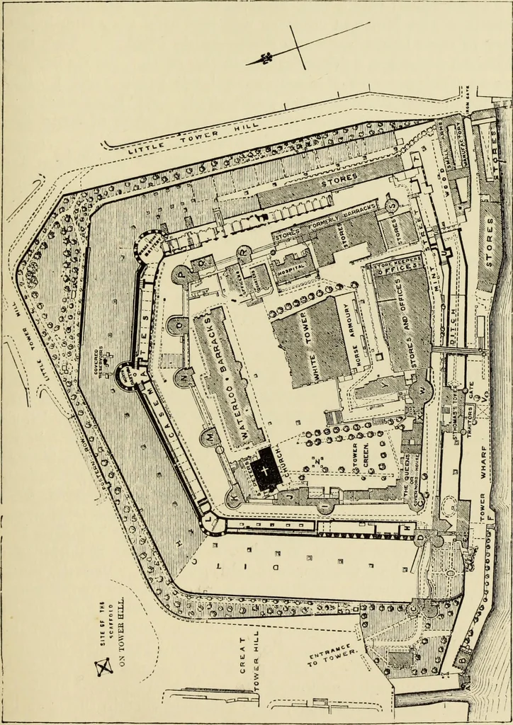 An illustration from Mediæval military architecture in England, 1884, leaf 178