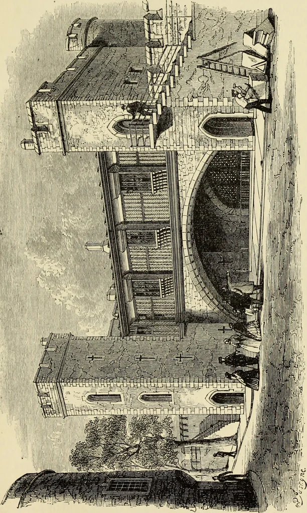 An illustration from Mediæval military architecture in England, 1884, leaf 182