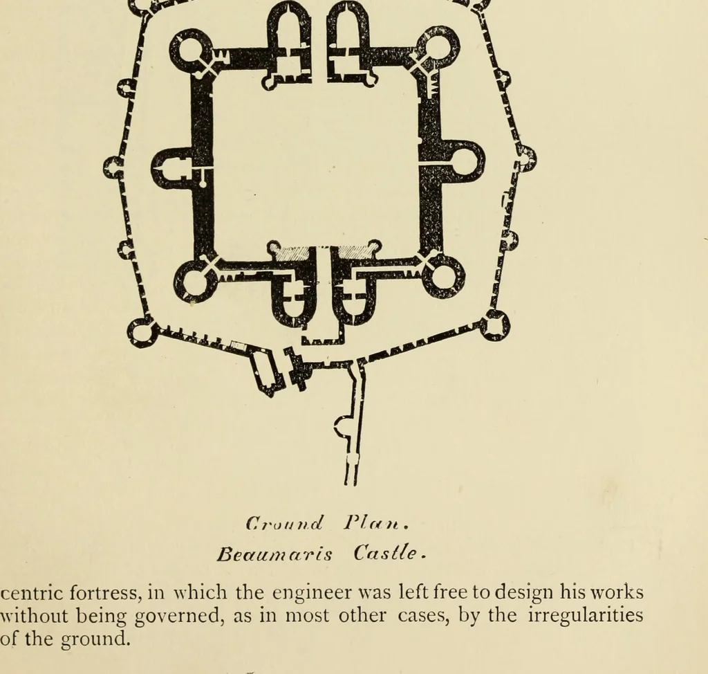 An illustration from Mediæval military architecture in England, 1884, leaf 228