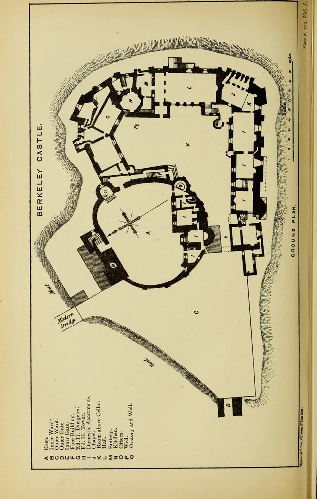 An illustration from Mediæval military architecture in England, 1884, leaf 245