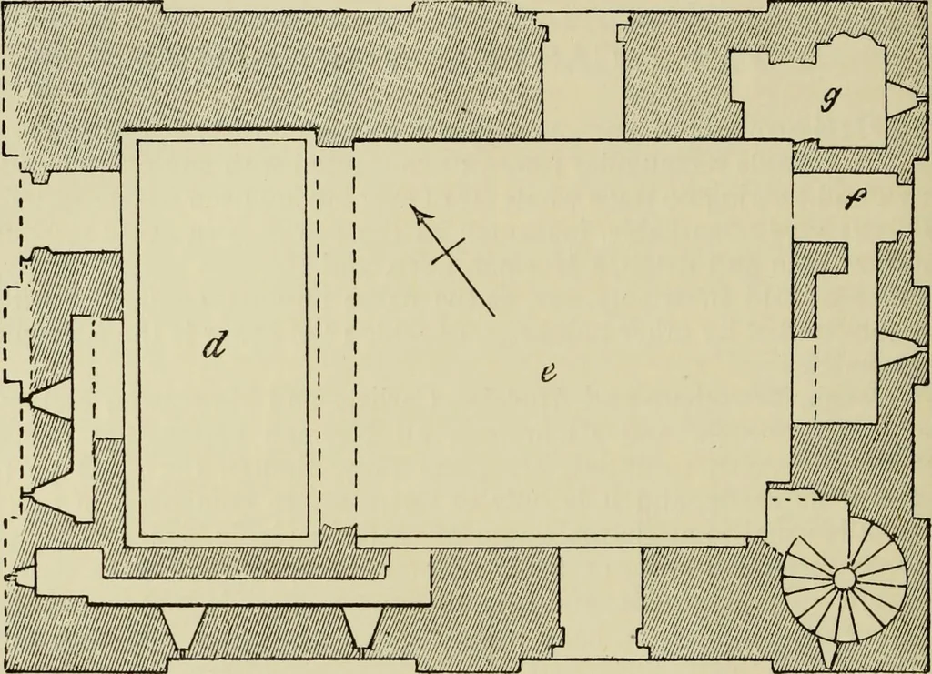 An illustration from Mediæval military architecture in England, 1884, leaf 279