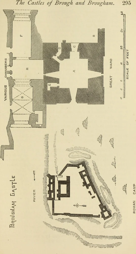An illustration from Mediæval military architecture in England, 1884, leaf 316