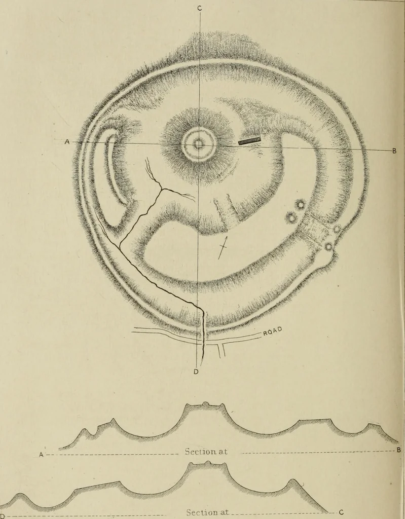 An illustration from Mediæval military architecture in England, 1884, leaf 329