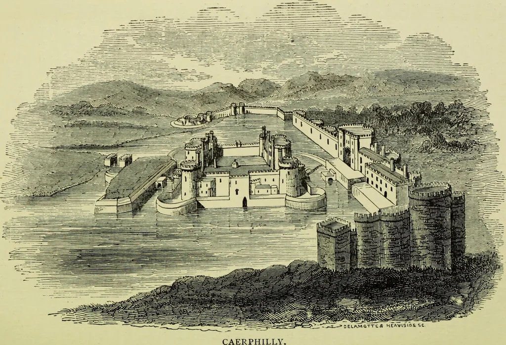 An illustration from Mediæval military architecture in England, 1884, leaf 343