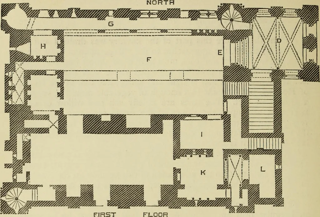 An illustration from Mediæval military architecture in England, 1884, leaf 395
