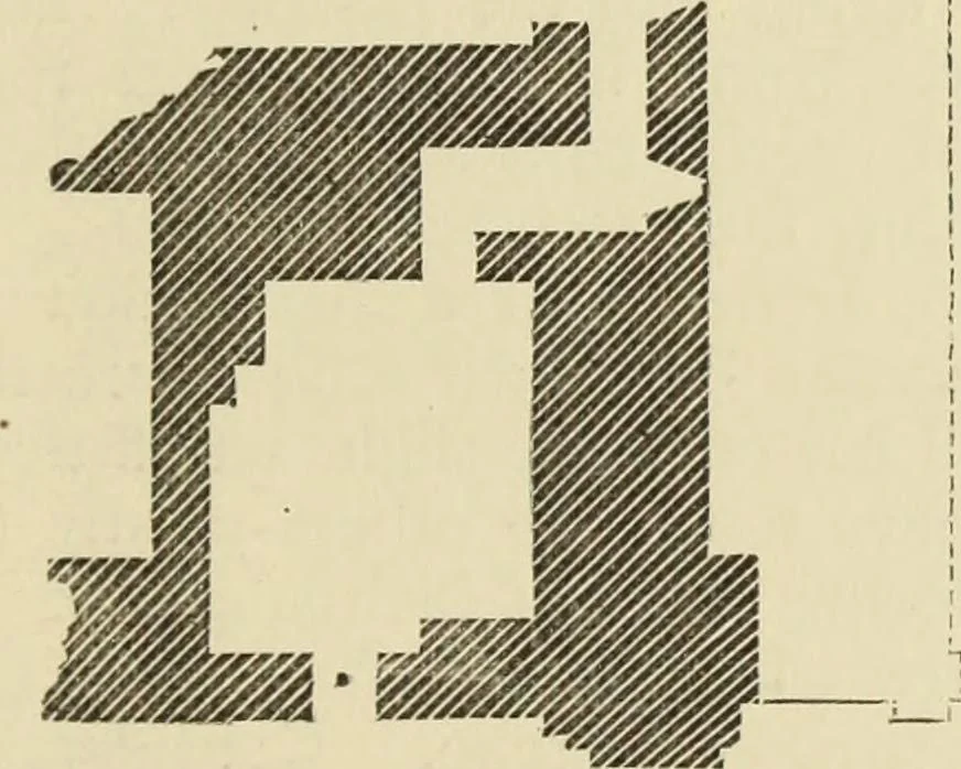 An illustration from Mediæval military architecture in England, 1884, leaf 396
