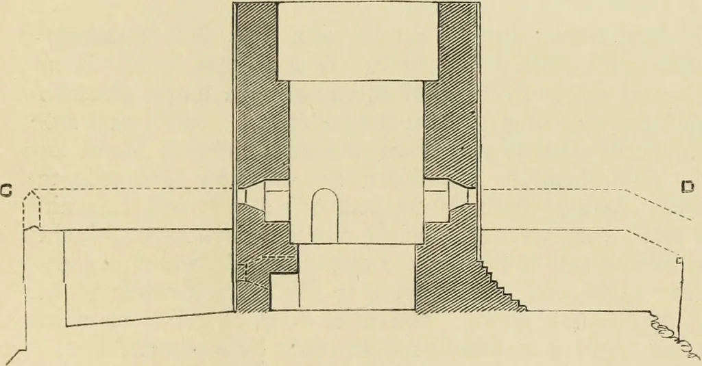 An illustration from Mediæval military architecture in England, 1884, leaf 428