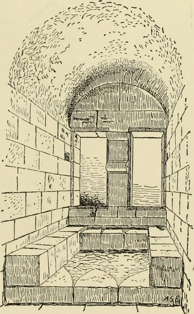An illustration from Mediæval military architecture in England, 1884, leaf 480