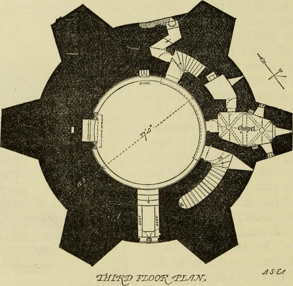 An illustration from Mediæval military architecture in England, 1884, leaf 481