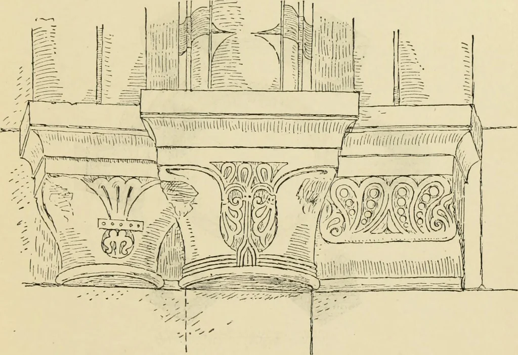 An illustration from Mediæval military architecture in England, 1884, leaf 486