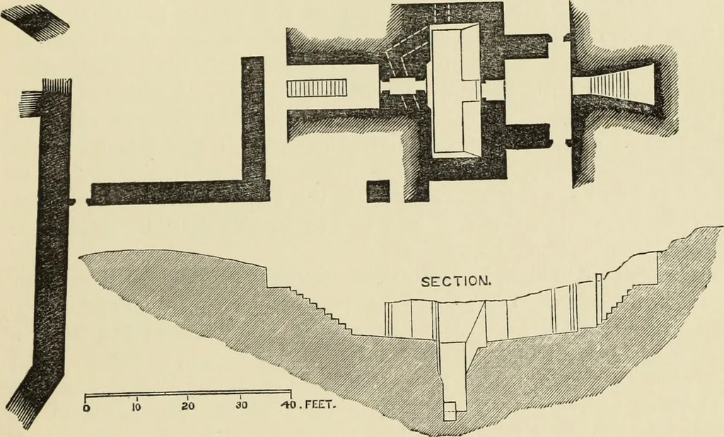 An illustration from Mediæval military architecture in England, 1884, leaf 134