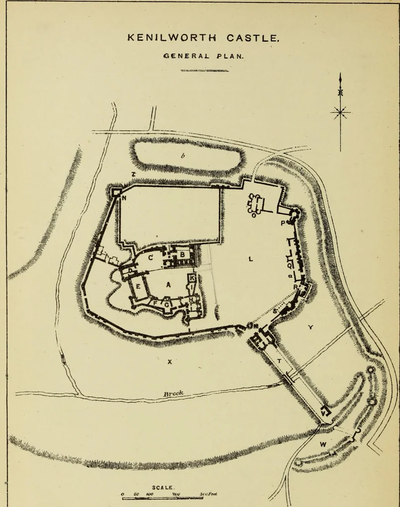An illustration from Mediæval military architecture in England, 1884, leaf 185
