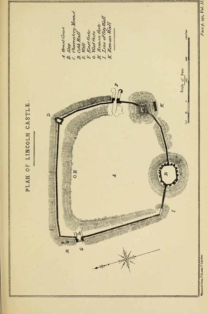 An illustration from Mediæval military architecture in England, 1884, leaf 250