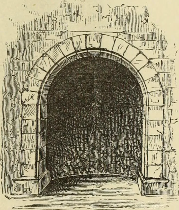 An illustration from Mediæval military architecture in England, 1884, leaf 270