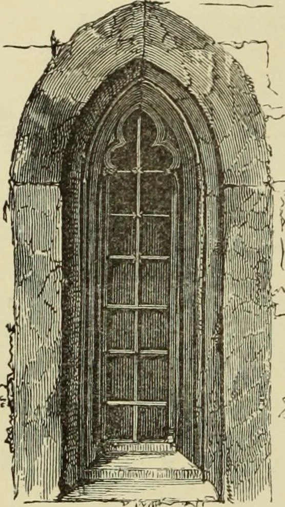 An illustration from Mediæval military architecture in England, 1884, leaf 299