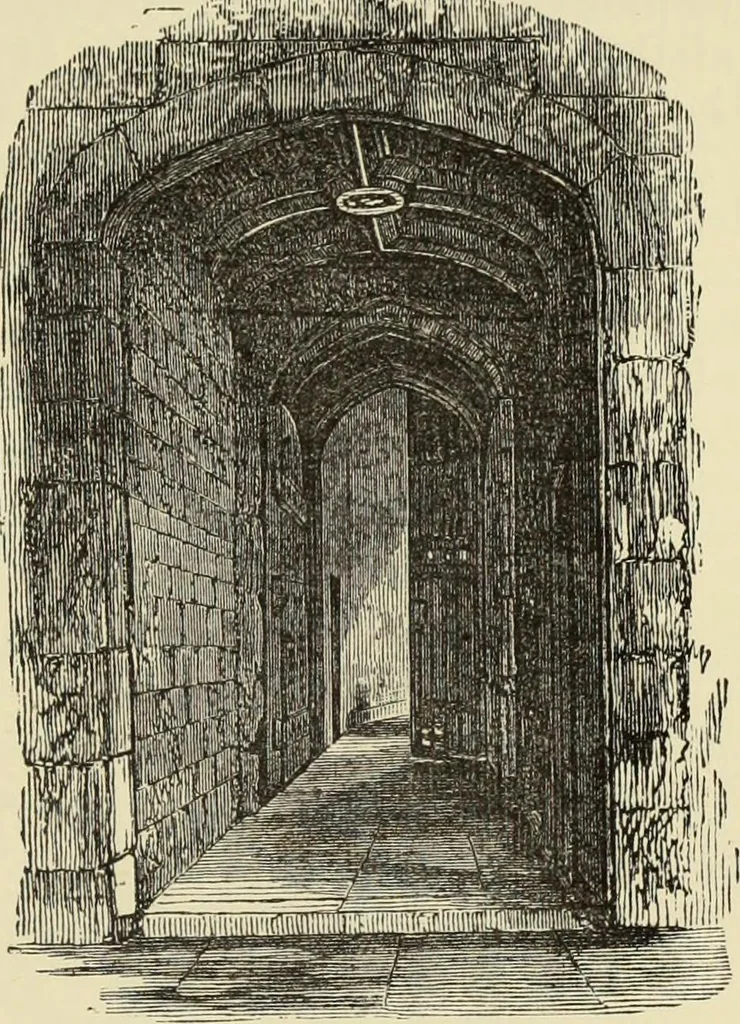 An illustration from Mediæval military architecture in England, 1884, leaf 306