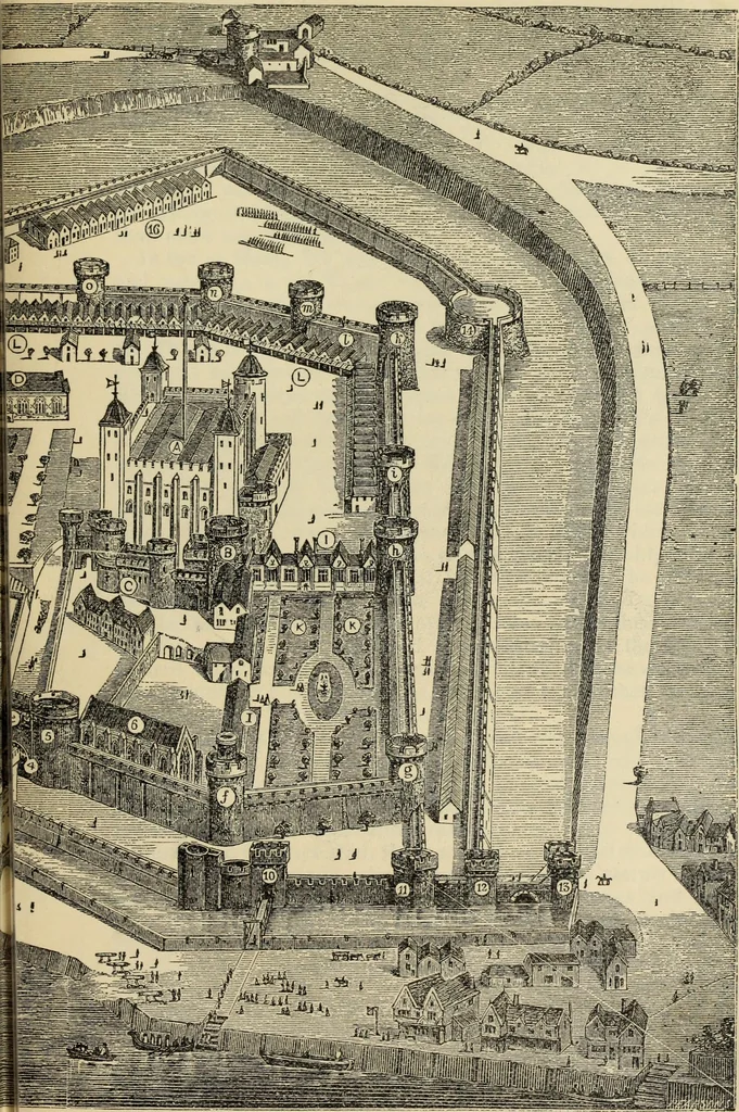 An illustration from Mediæval military architecture in England, 1884, leaf 322