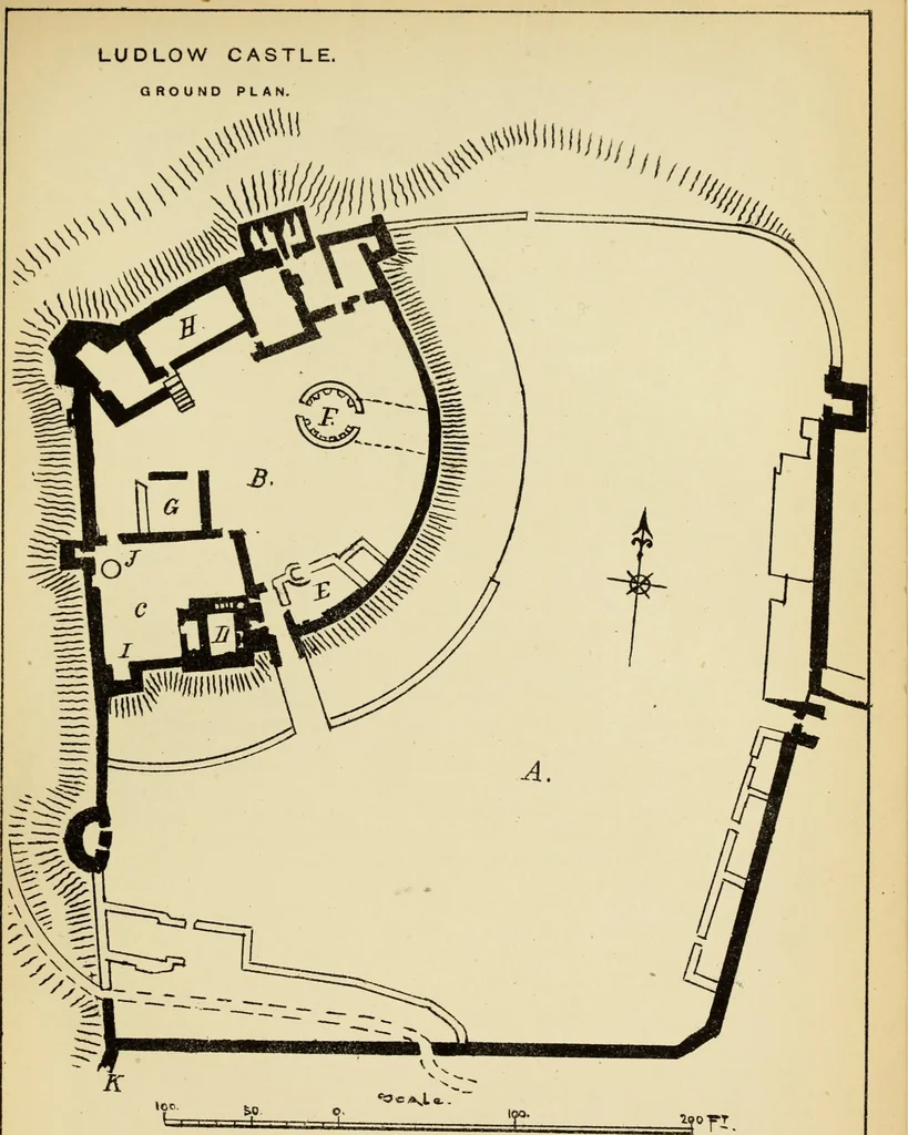 An illustration from Mediæval military architecture in England, 1884, leaf 338