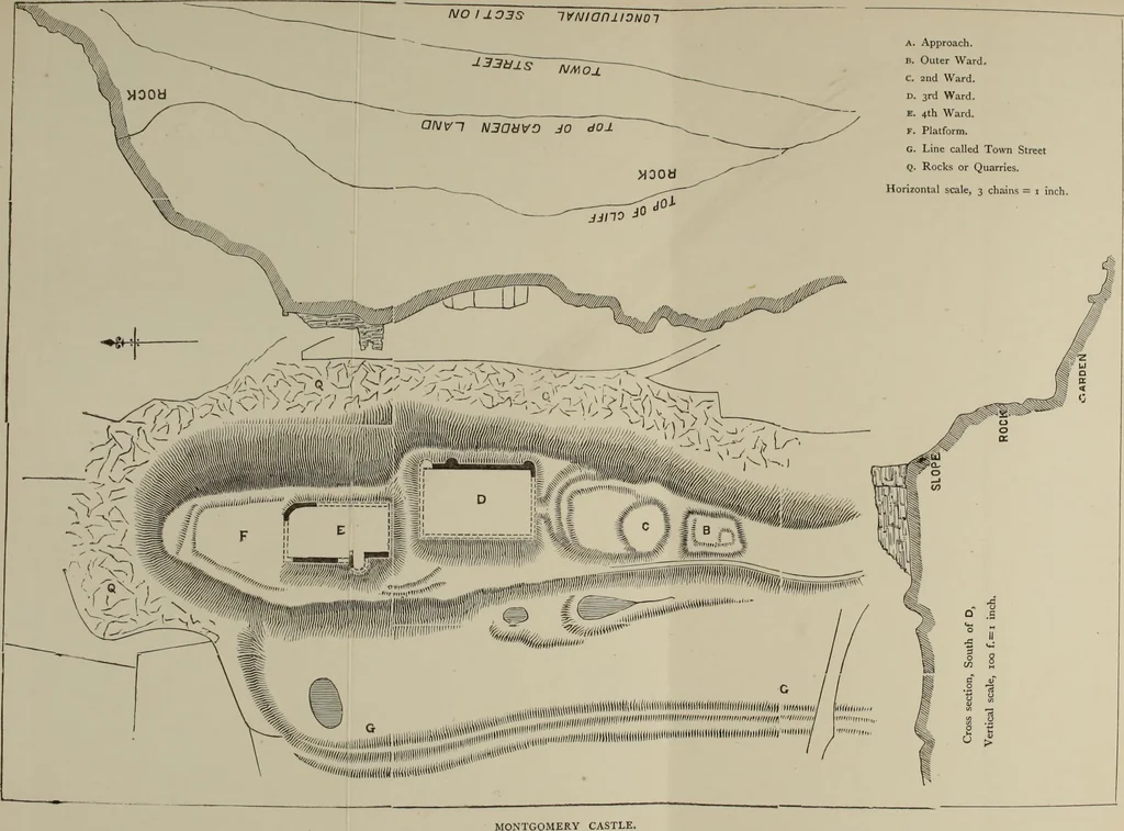An illustration from Mediæval military architecture in England, 1884, leaf 379