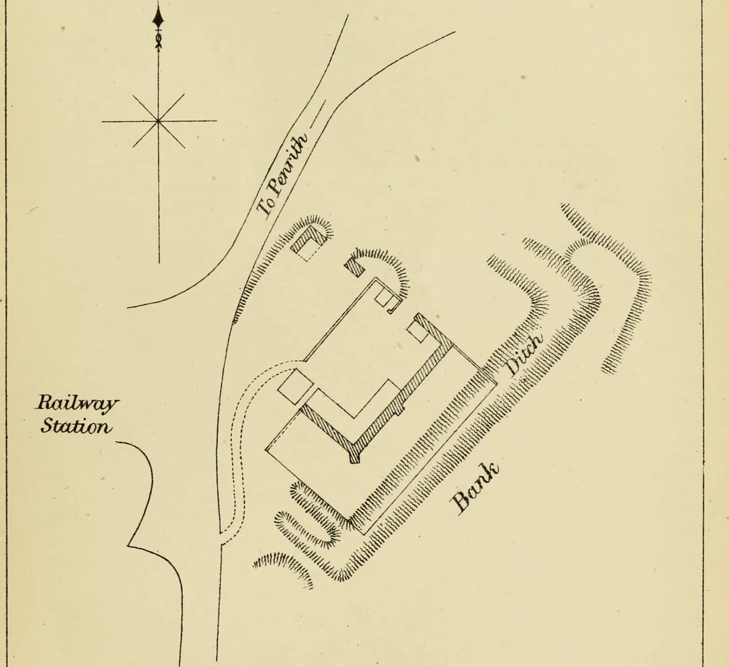 An illustration from Mediæval military architecture in England, 1884, leaf 440