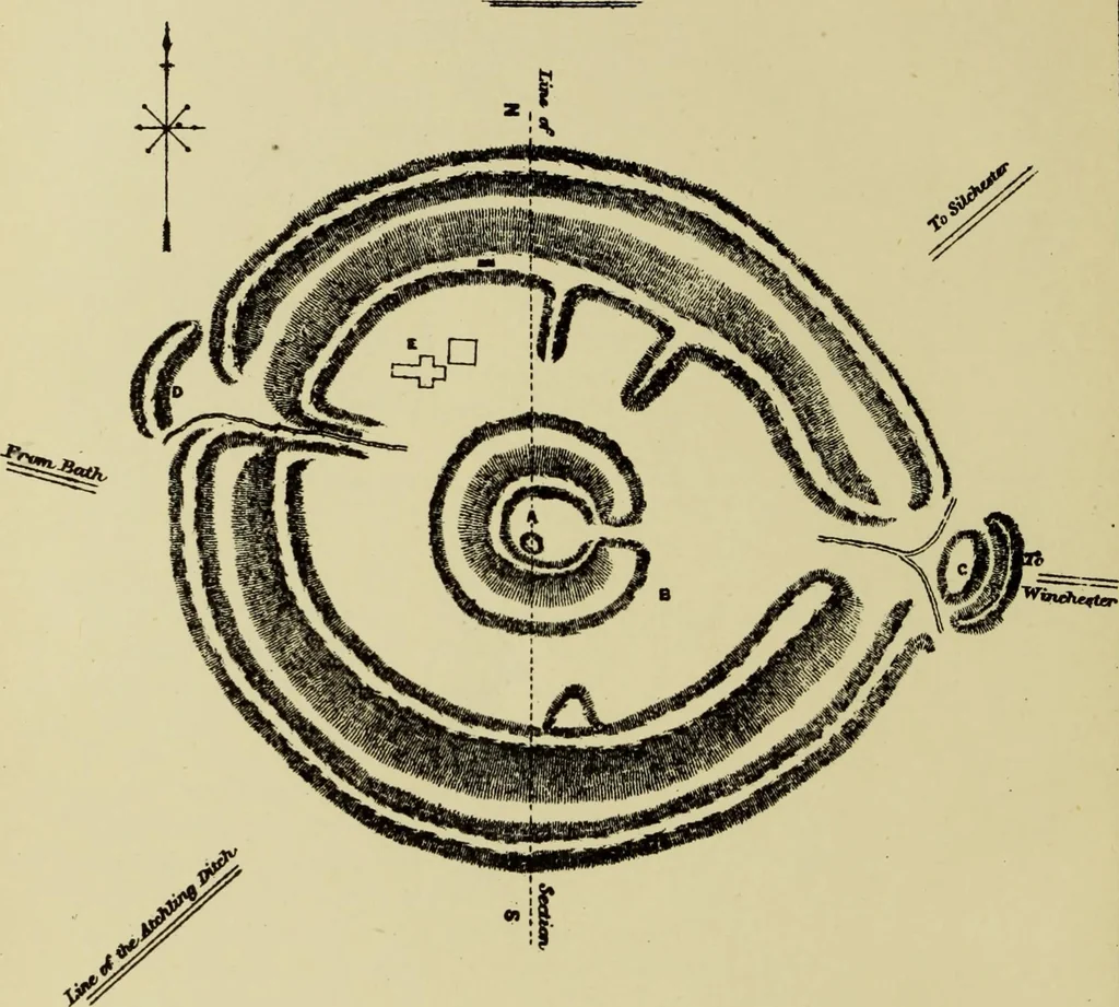 An illustration from Mediæval military architecture in England, 1884, leaf 543
