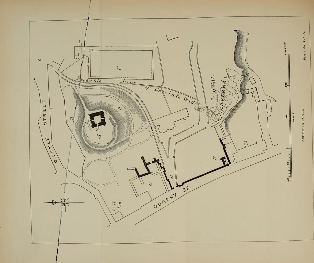 An illustration from Mediæval military architecture in England, 1884, leaf 99