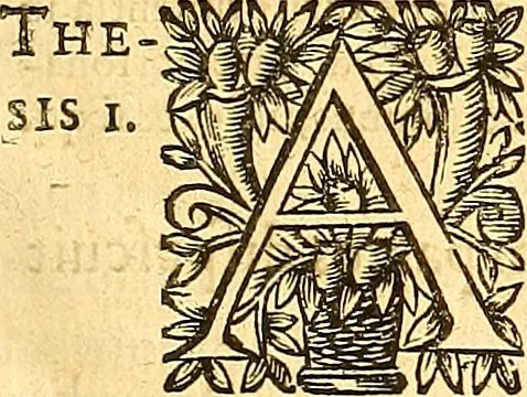 An illustration from Medulla Iustinianea,, sive, Dilucida totius juris civilis, juxta Digestorum methodum explicatio, : ubi quàm brevissimè fieri potuit, accuratissimæ definitiones, plenissimæ divisiones, adæquatæ cuilibet materiæ causæ, solidissima totius juris civilis principia, cùm ex ipso juris fonte, tùm ex optimis hujus seculi authoribus summâ cum lucubratione collecta: actiones tam reales, quàm personales, cui, adversus quem, & ad quid competant, jus vetus, novum, & novissimum, addito jure canonico, feudali, & recessibus imperij, quoties à jure nostro Romano recedunt; nobilissimæ & utilissimæ in omni jure occurrentes quæstiones (si non explicitè semper, implicitè tamen h[oc]. e[st]. ut ex dictis erui & resolvi queant) omissis reliquis haud ita necessariis, ne in immensum excrescat opus, perspicuè proponuntur & resolvuntur., 1666, leaf 12