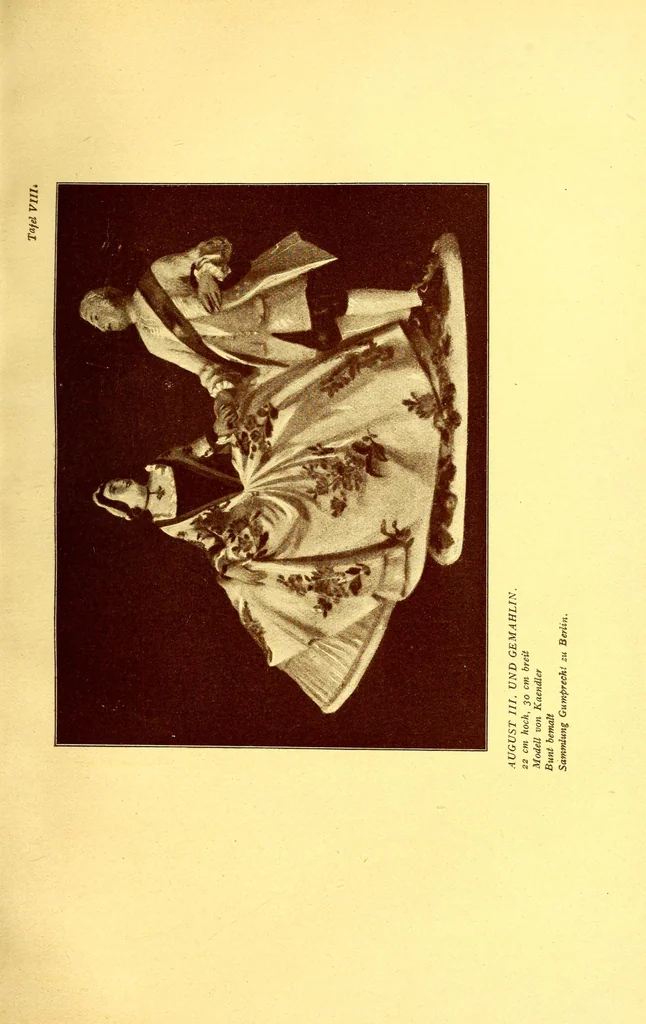 An illustration from Meissner Porzellan : seine Geschichte und künstlerische Entwicklung, 1921, leaf 103
