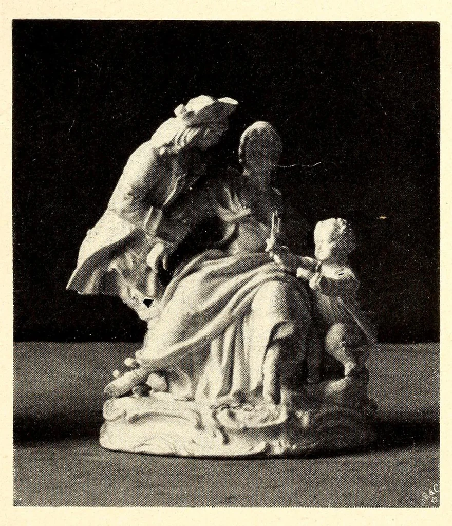 An illustration from Meissner Porzellan : seine Geschichte und künstlerische Entwicklung, 1921, leaf 173