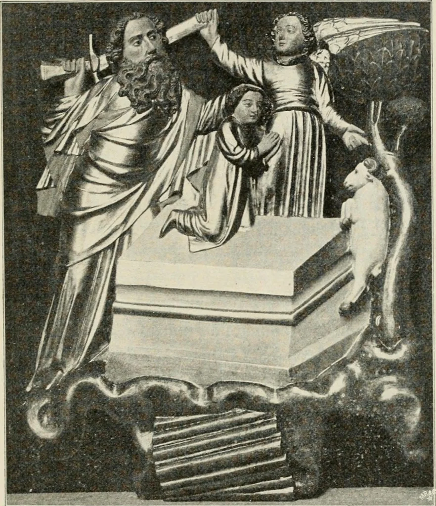 An illustration from Meister Bertram : Tätig in Hamburg, 1367-1415, 1905, leaf 166