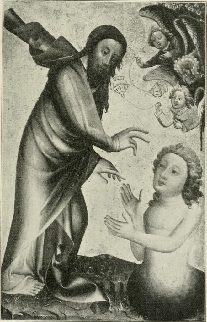 An illustration from Meister Bertram : Tätig in Hamburg, 1367-1415, 1905, leaf 202
